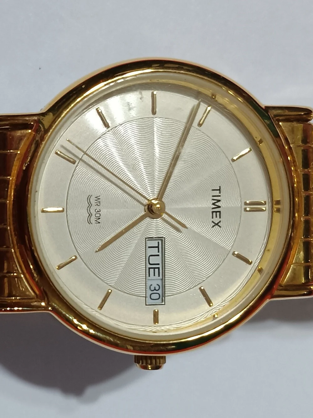Timex Gold and Silver Men's Day-Date Dress Watch